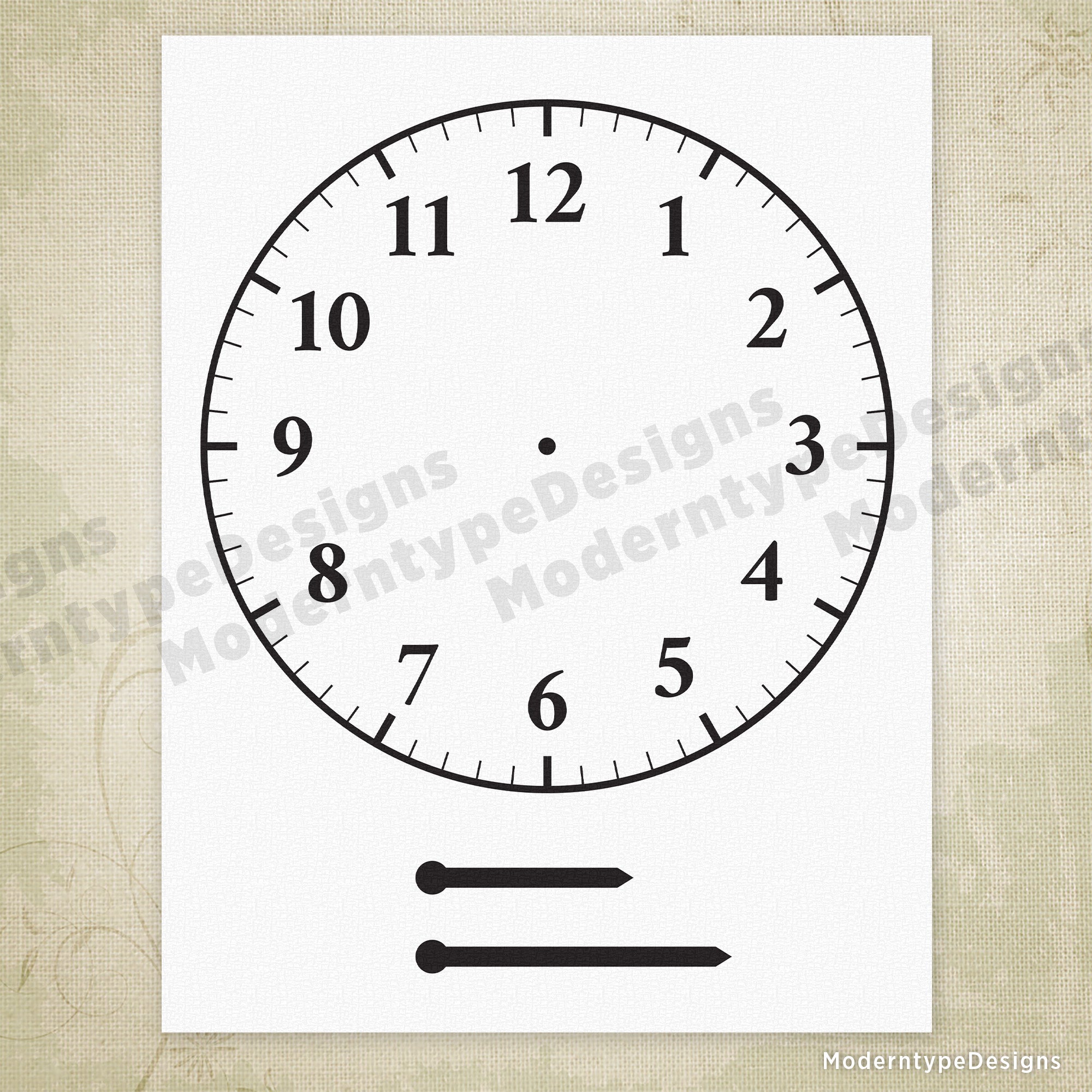 Help students master time-telling with this interactive Clock with Hands Printable PDF. Simply print, cut out the movable hands, and attach them to the clock face to practice telling time at any hour.
