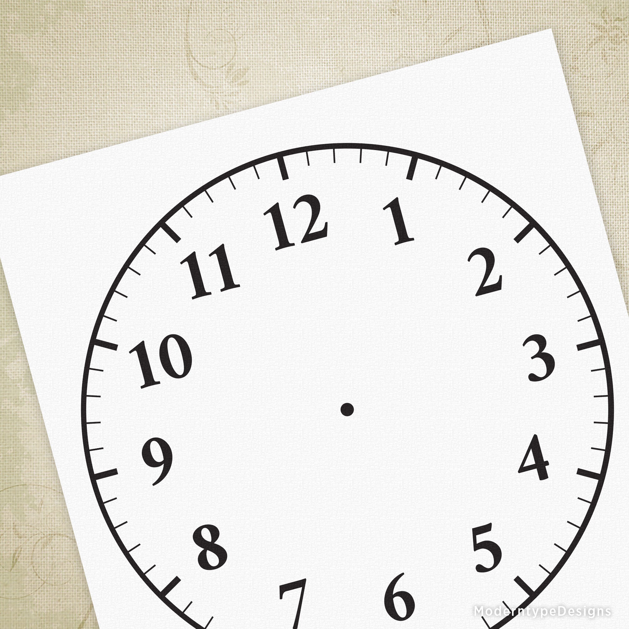 Help students master time-telling with this interactive Clock with Hands Printable PDF. Simply print, cut out the movable hands, and attach them to the clock face to practice telling time at any hour.