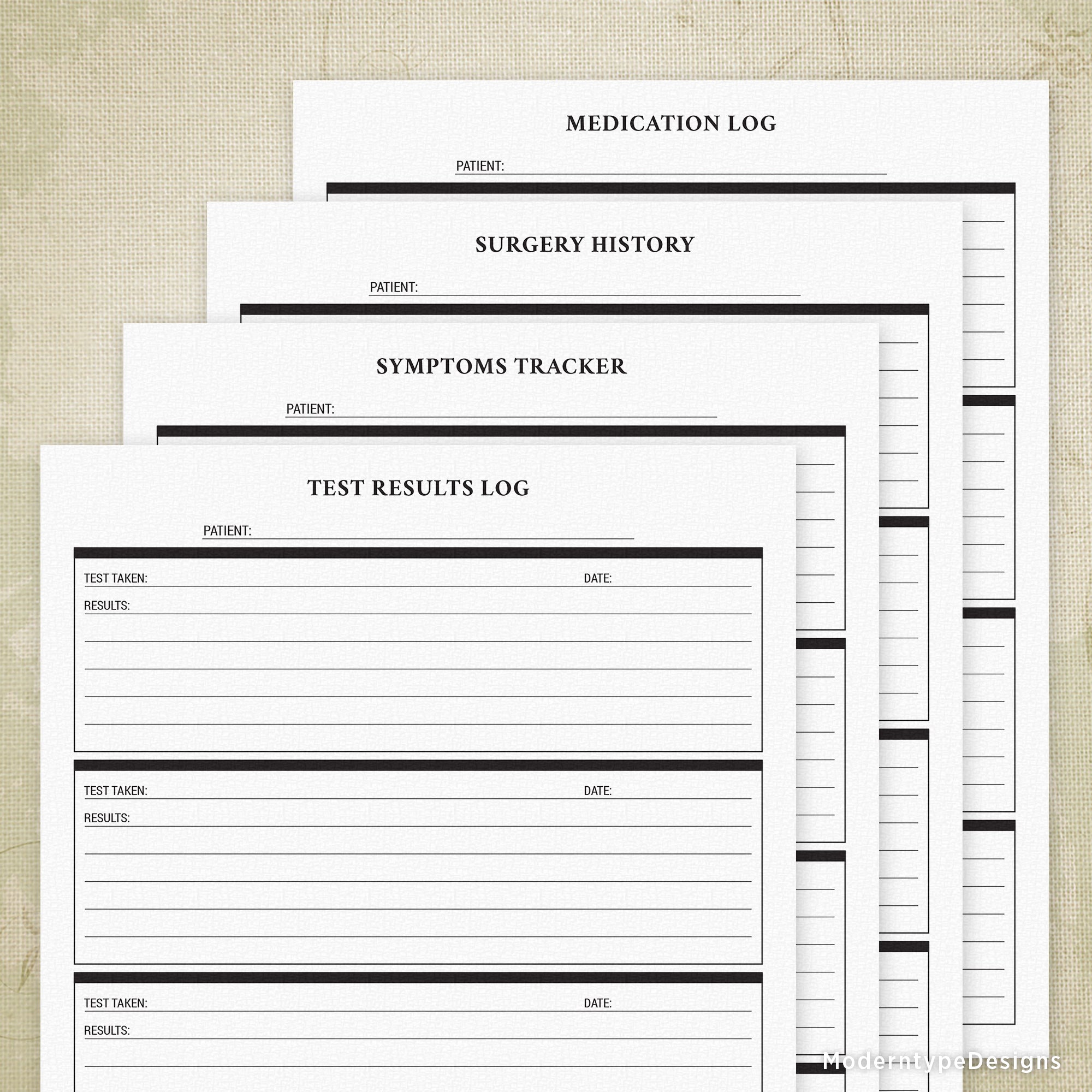 Doctor Visit Printable Kit for Patients