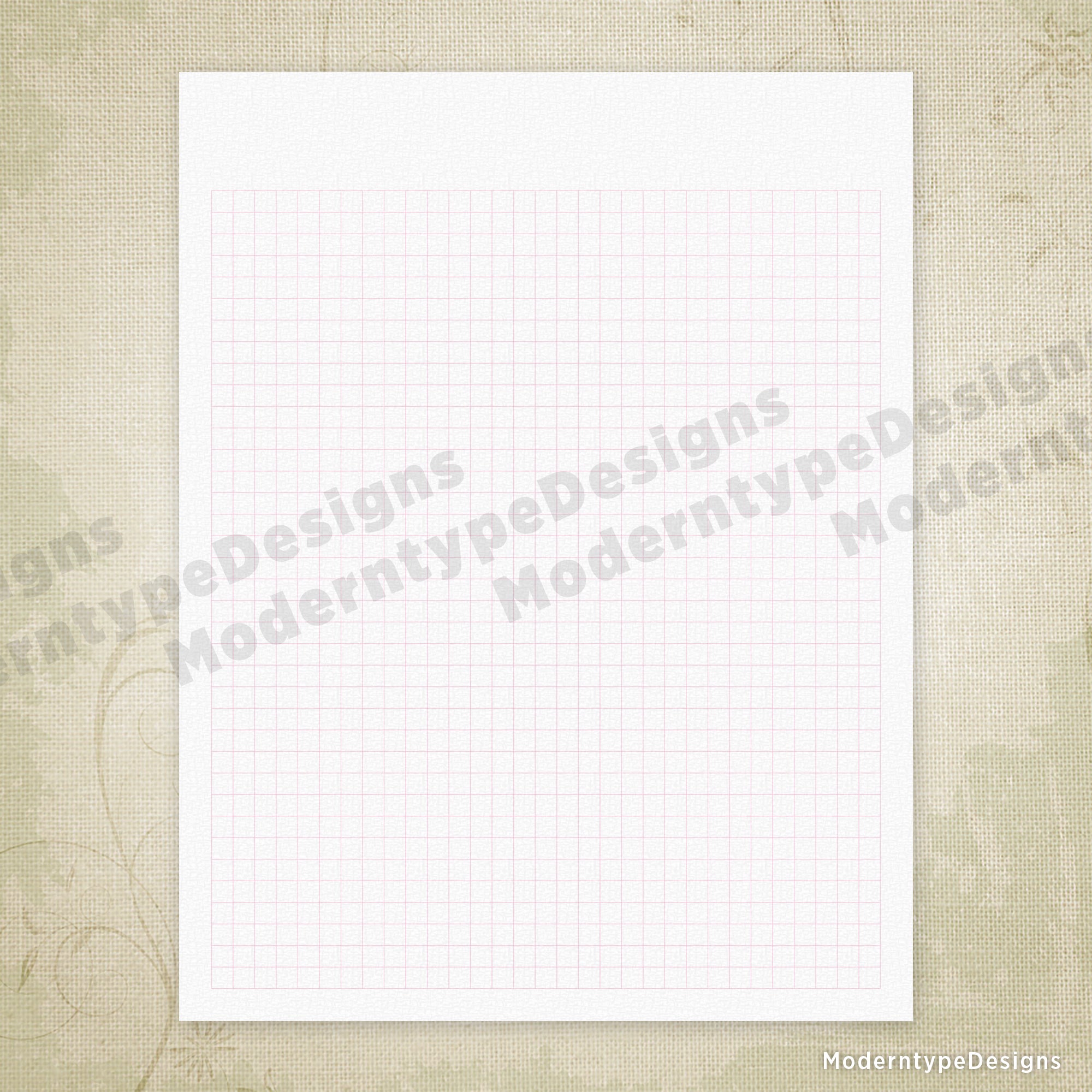 Regular Square Grid Digital Paper Printable