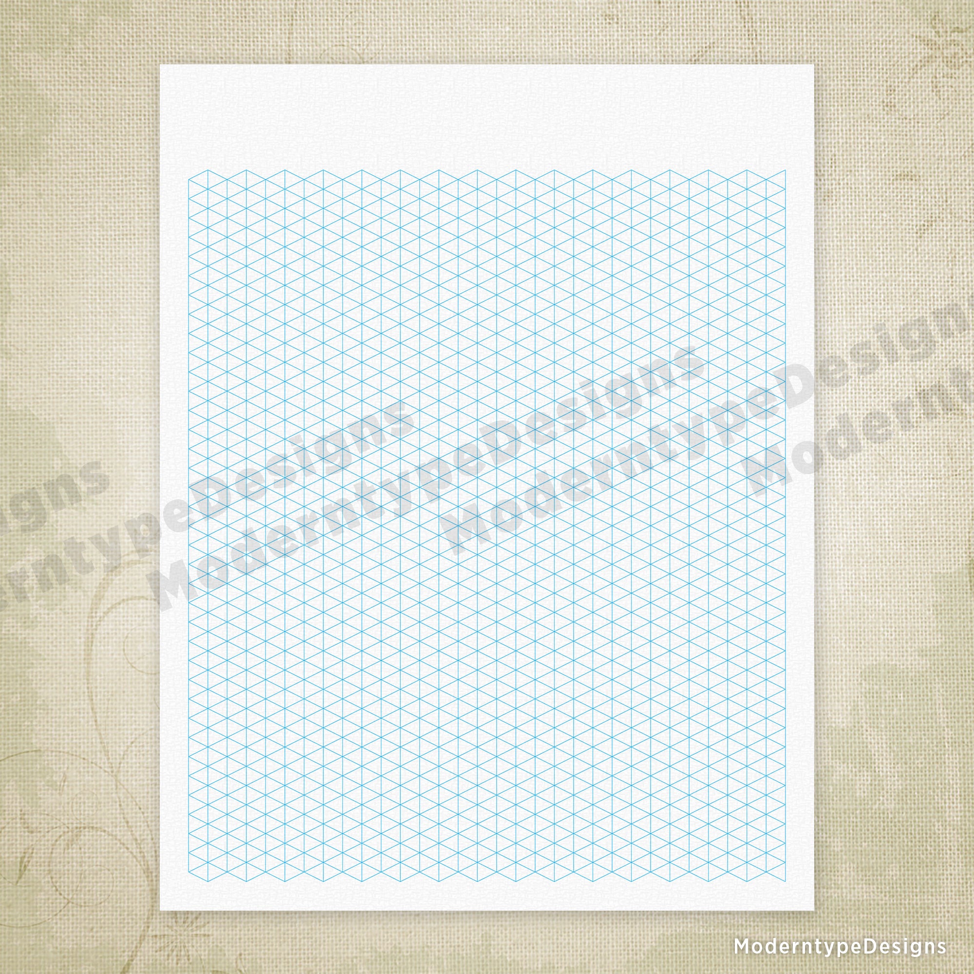 Triangle Grid Digital Paper Printable