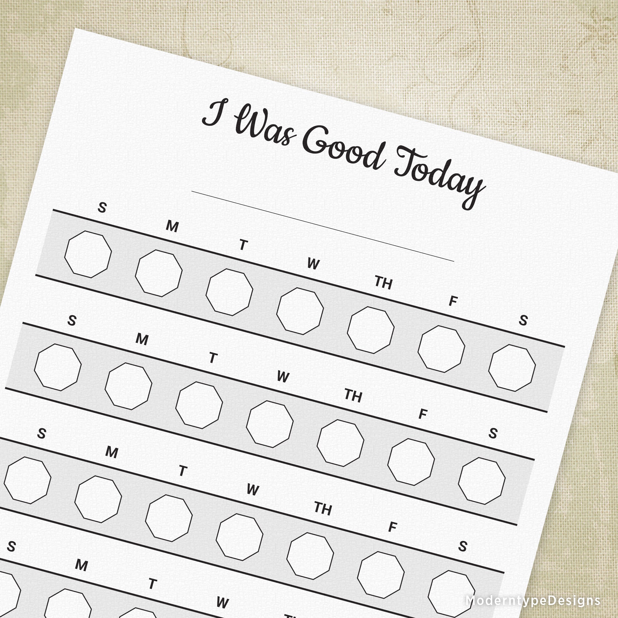 If your child has been bad lately, why not reward them when they are good? Help with positive reinforcement with an I Was Good Today Printable Chart PDF.