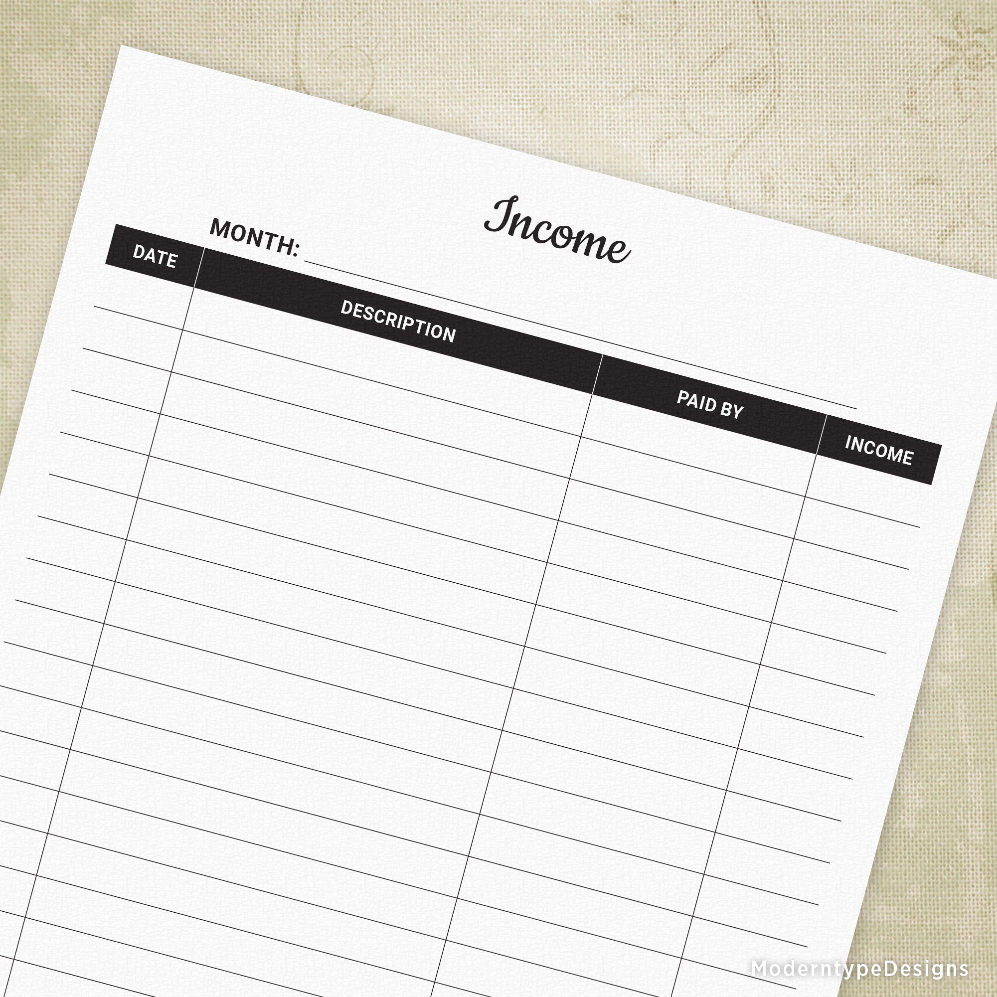 Income Tracker Printable, #1 income-tracker-printable-1