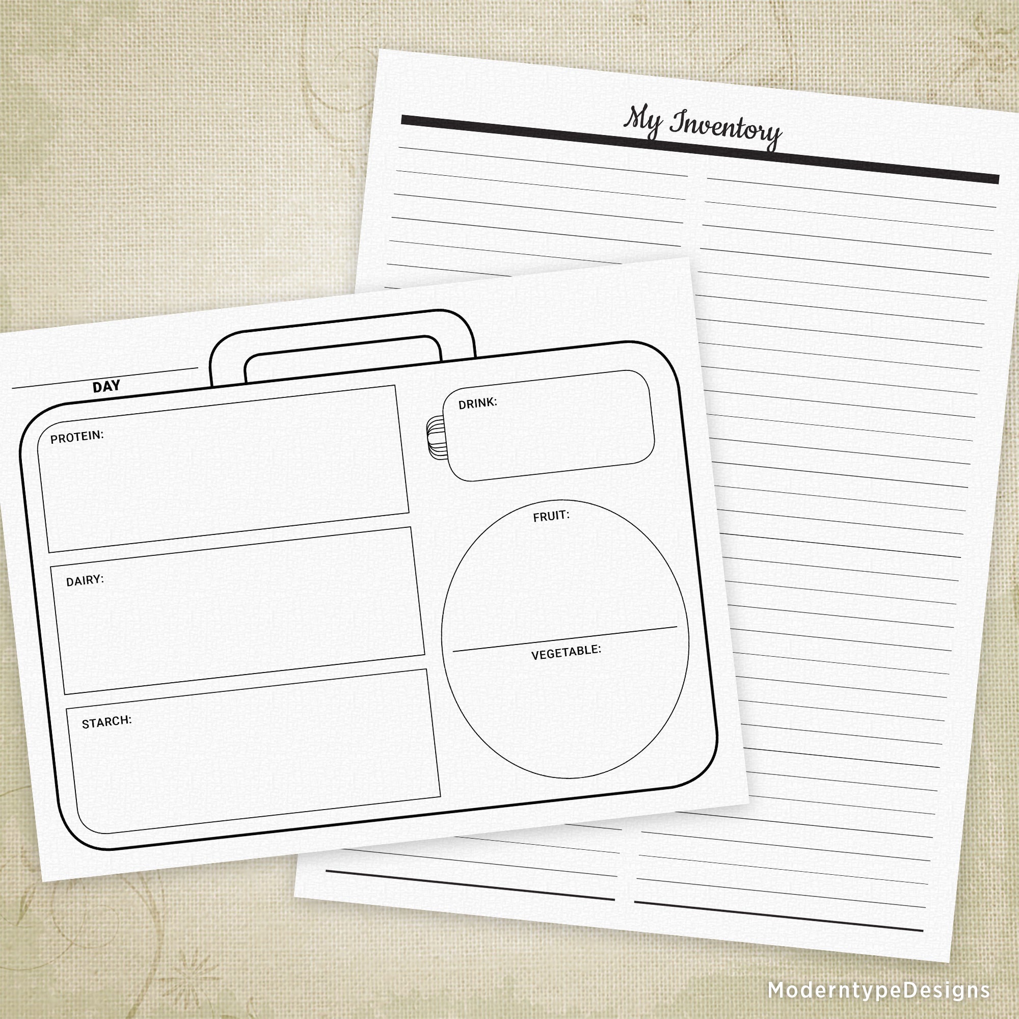 Meal Planner Printable Kit