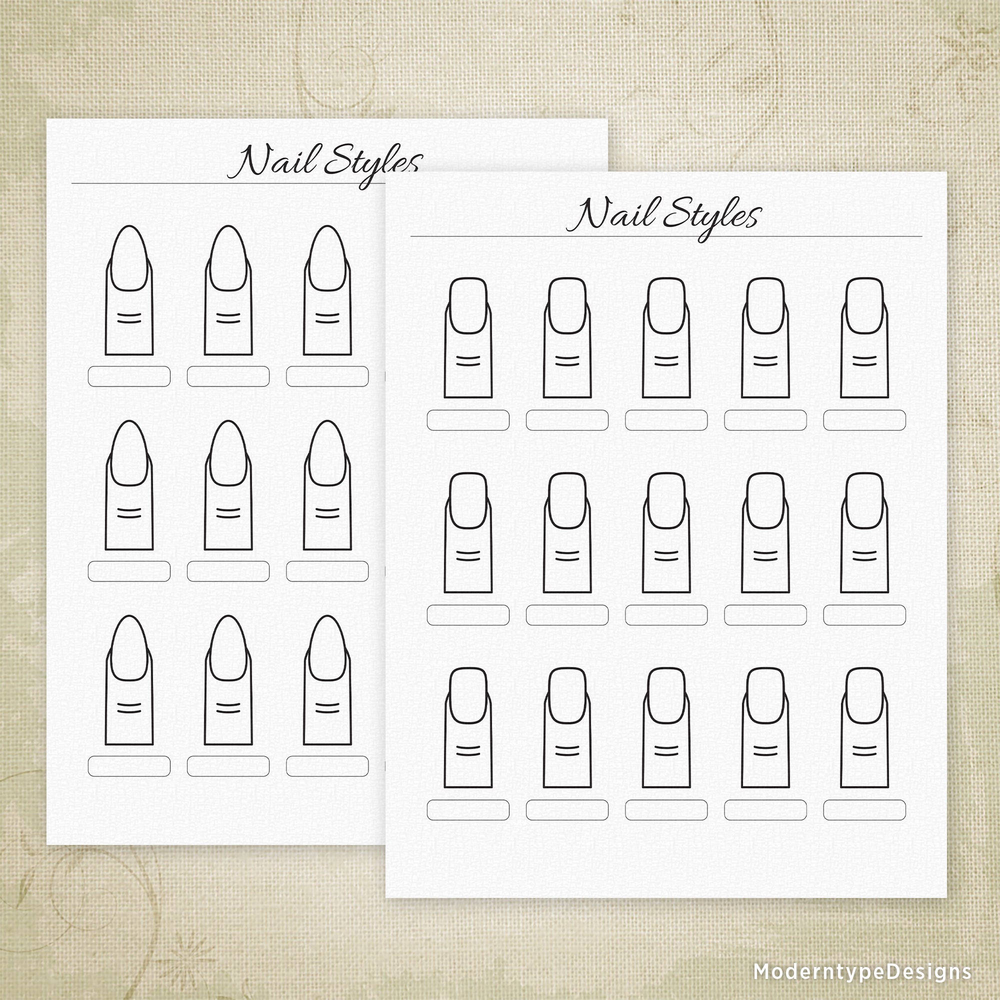 nail-styles-drawing-printable