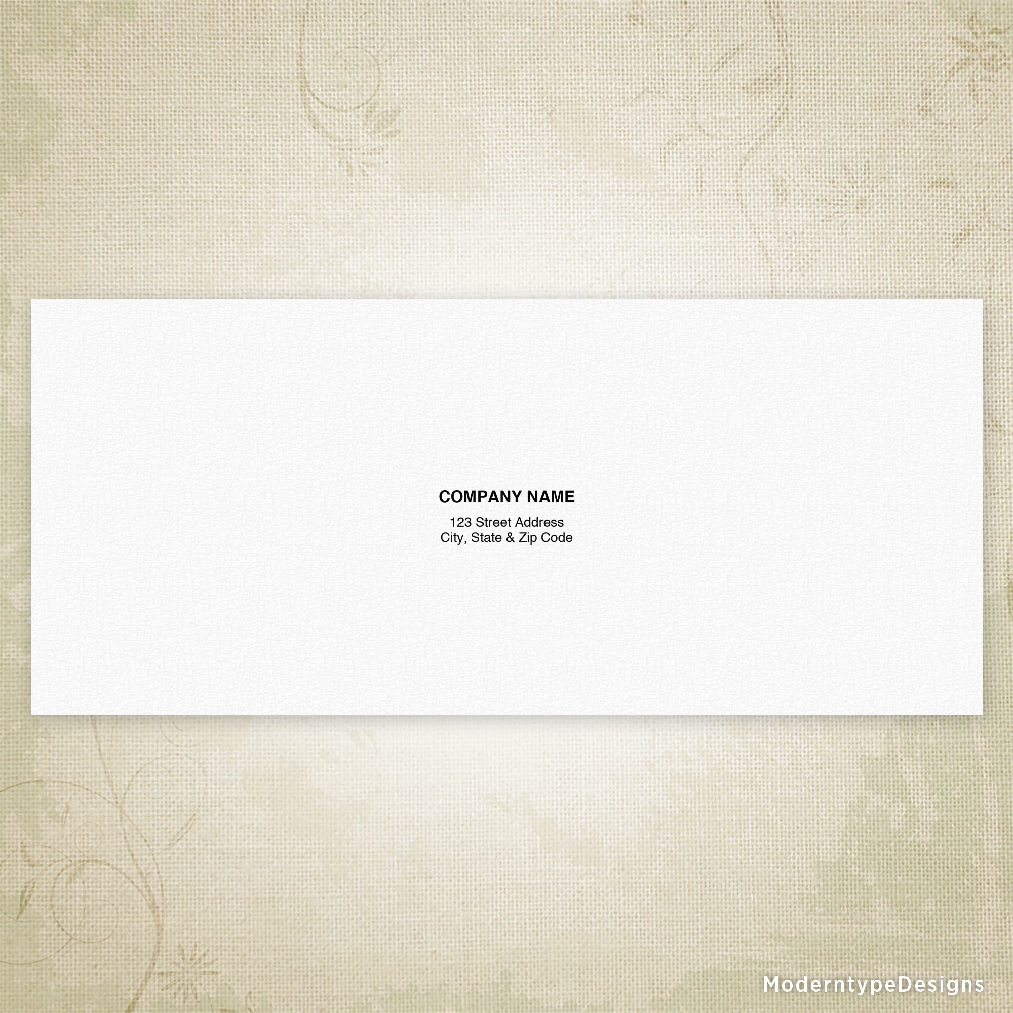 This is a PDF No. 9 Reply Envelope printable with 2 editable fields.
