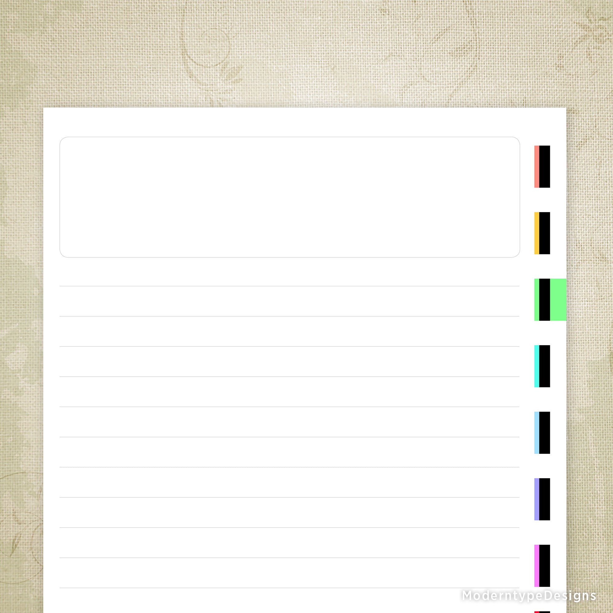 Digital Notebook Planner