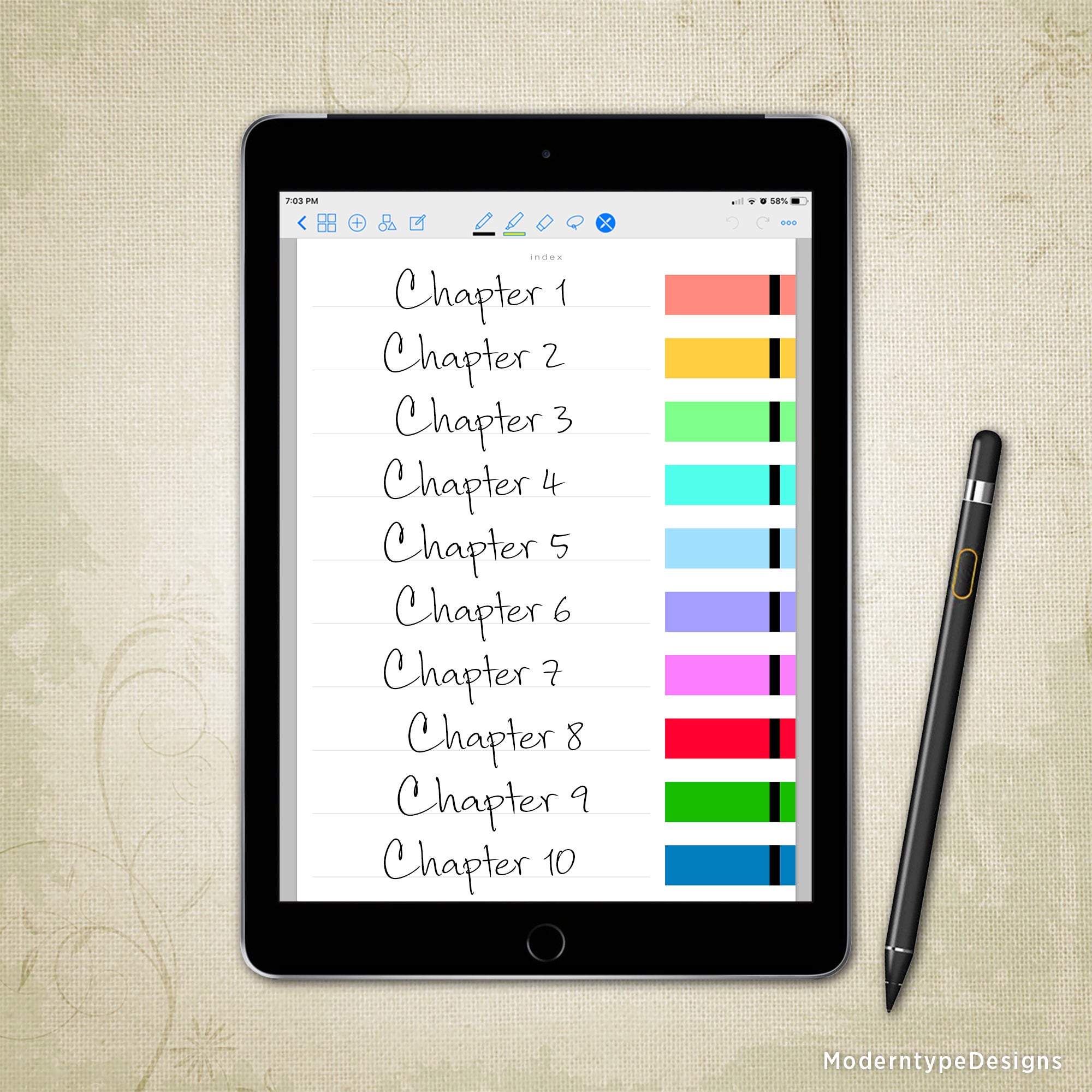 Digital Notebook Planner