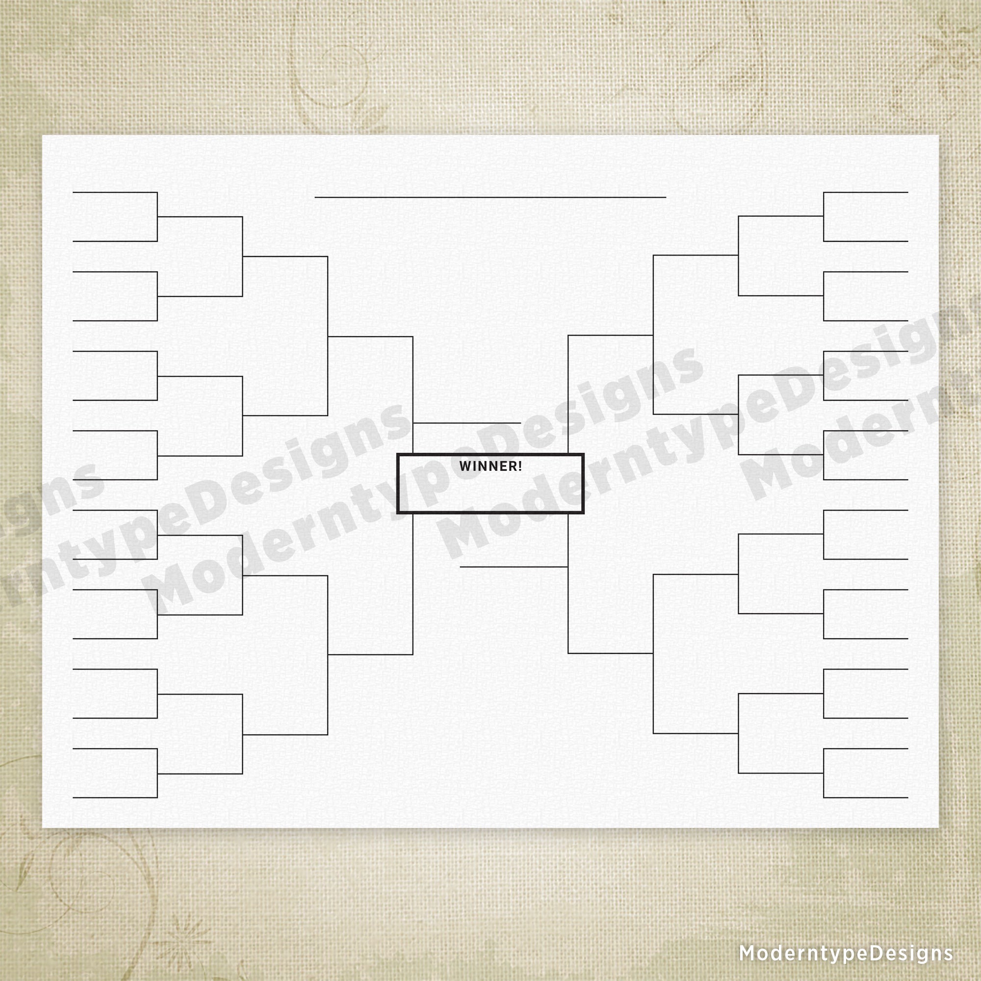 Sports Brackets Printable