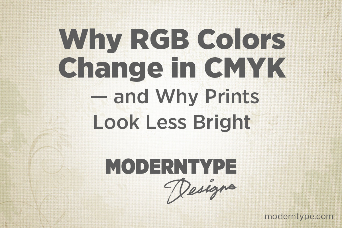 Why RGB Colors Change in CMYK — and Why Prints Look Less Bright