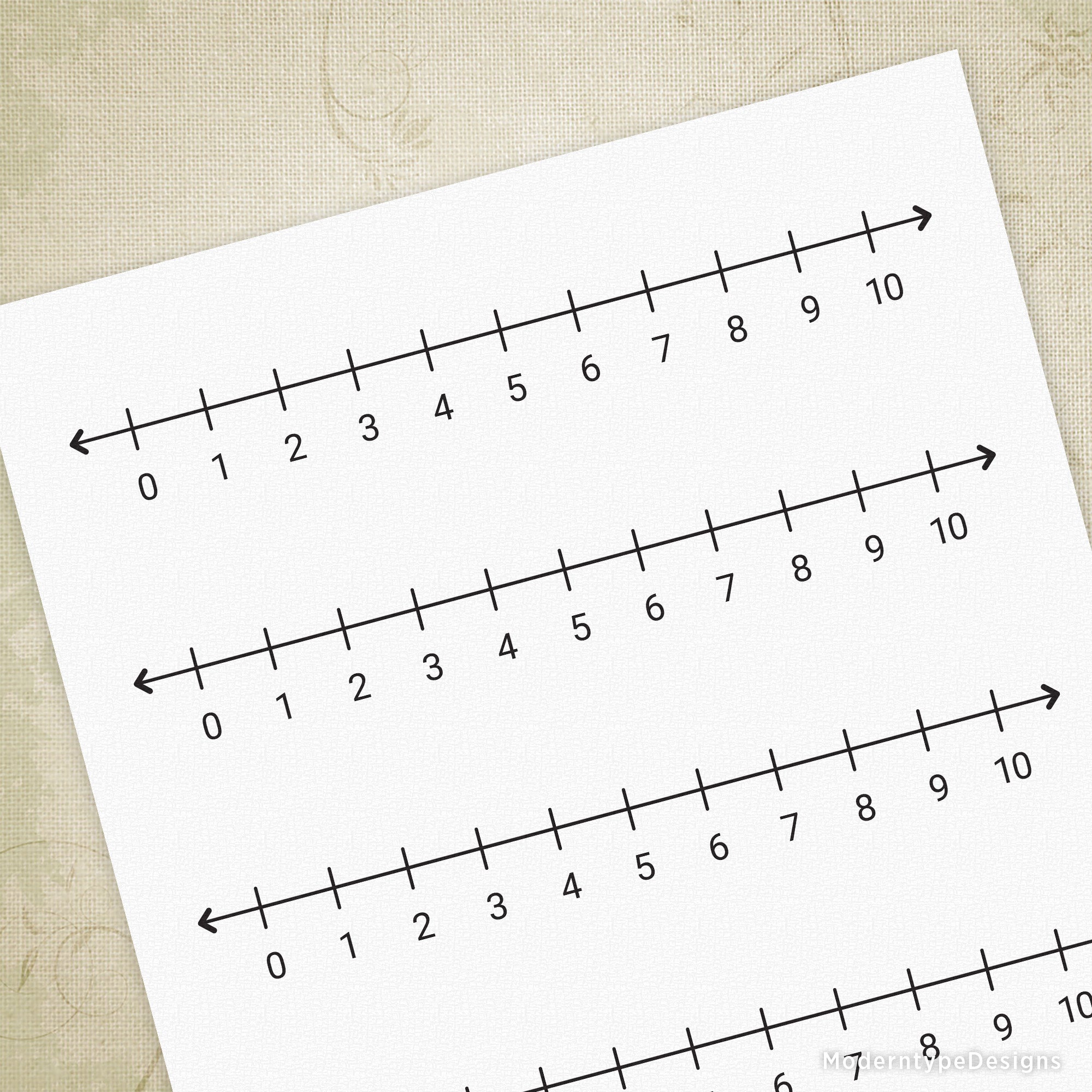 Practice number recognition and counting skills with this 0 to 10 Number Lines Printable PDF resource. Featuring lines numbered 0 to 10, this tool helps students visualize numerical sequences and build foundational math concepts. Perfect for homework assignments, classroom activities, or independent study sessions. Ideal for early elementary learners developing number sense and basic arithmetic understanding. Print multiple copies for repeated practice and skill reinforcement.