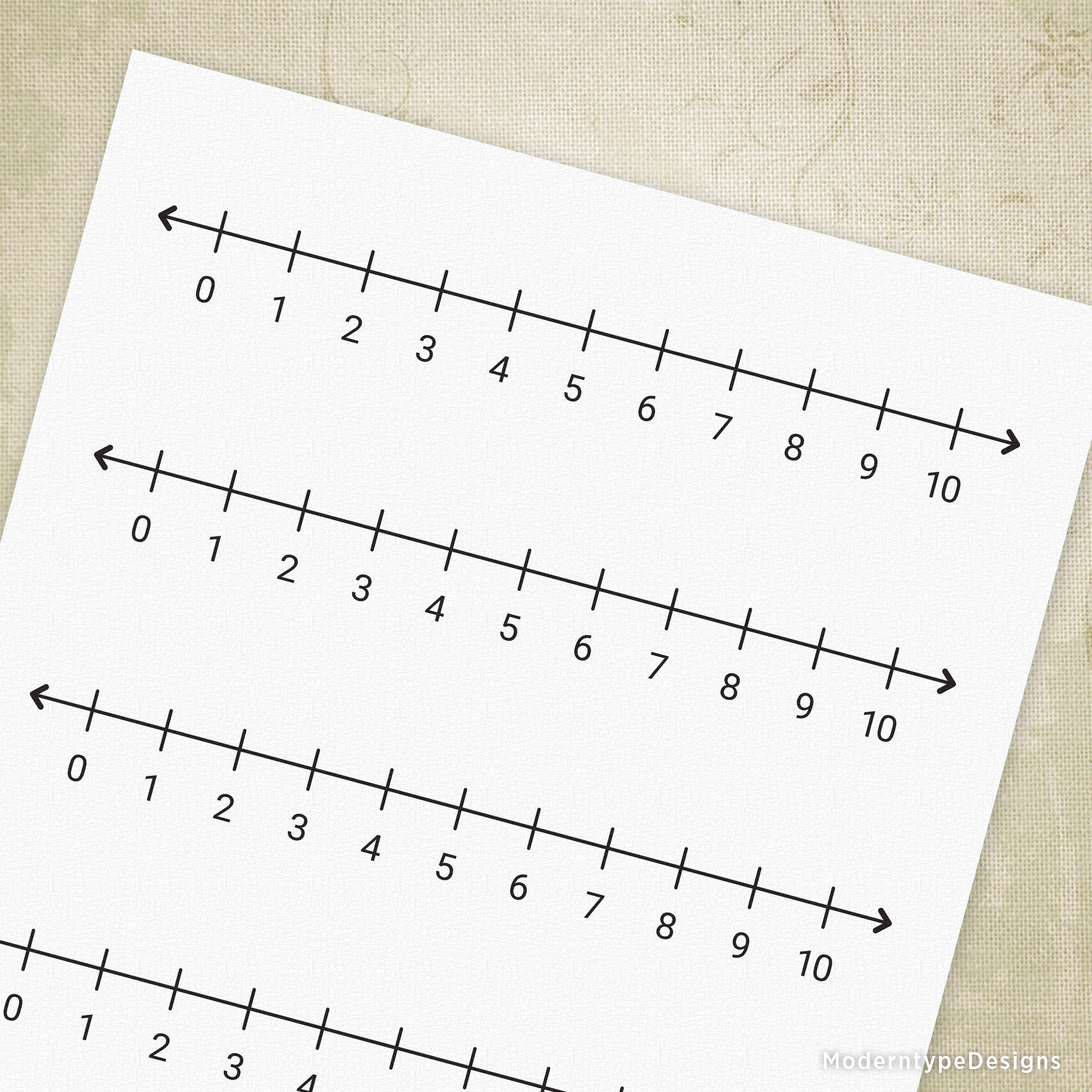 Practice number recognition and counting skills with this 0 to 10 Number Lines Printable PDF resource. Featuring lines numbered 0 to 10, this tool helps students visualize numerical sequences and build foundational math concepts. Perfect for homework assignments, classroom activities, or independent study sessions. Ideal for early elementary learners developing number sense and basic arithmetic understanding. Print multiple copies for repeated practice and skill reinforcement.