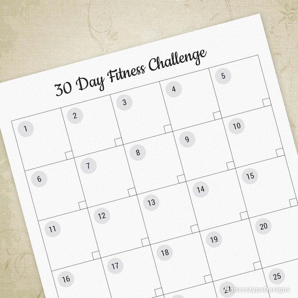 30 Day Fitness Challenge Printable 30-day-fitness-challenge-printable