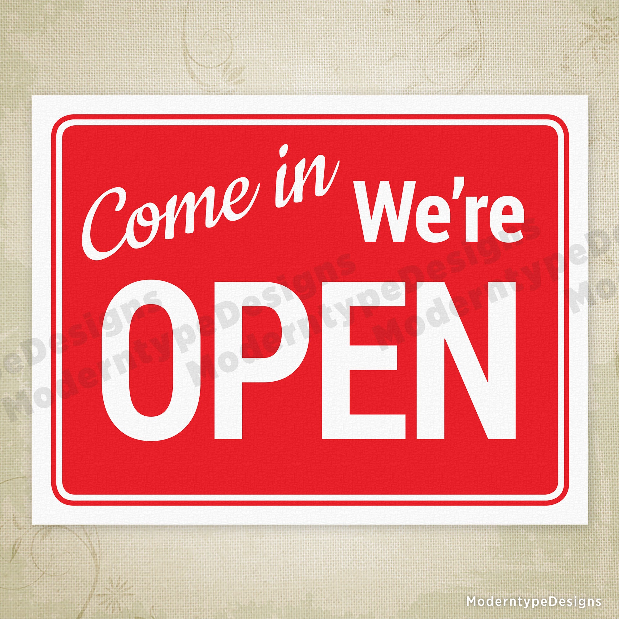 come-in-we-re-open-printable-sign for Free Printable Open And Closed Signs Come In We're Open Printable Sign for Free Printable Open And Closed Signs