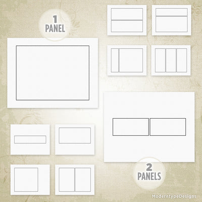 Basic Comic Strip Panels Printable