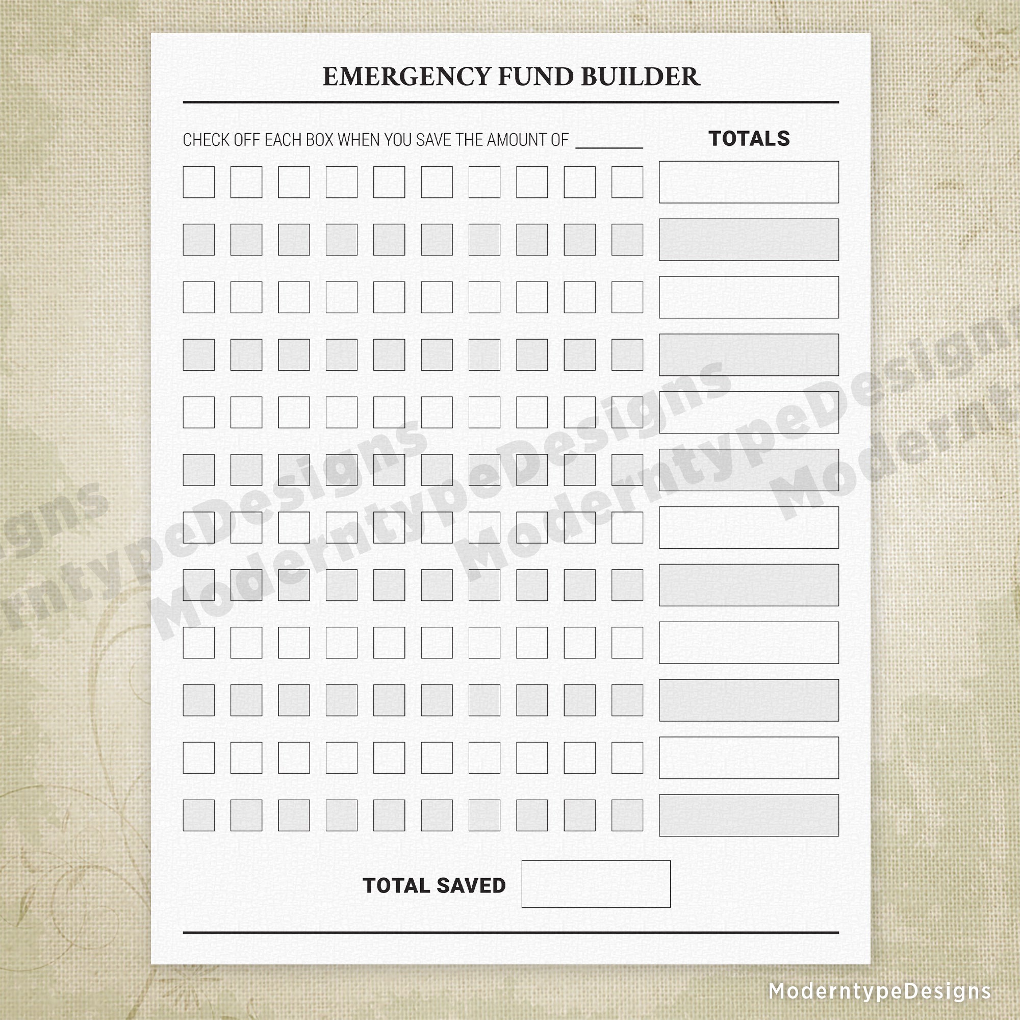 Emergency Fund Builder Printable emergency-fund-builder-printable
