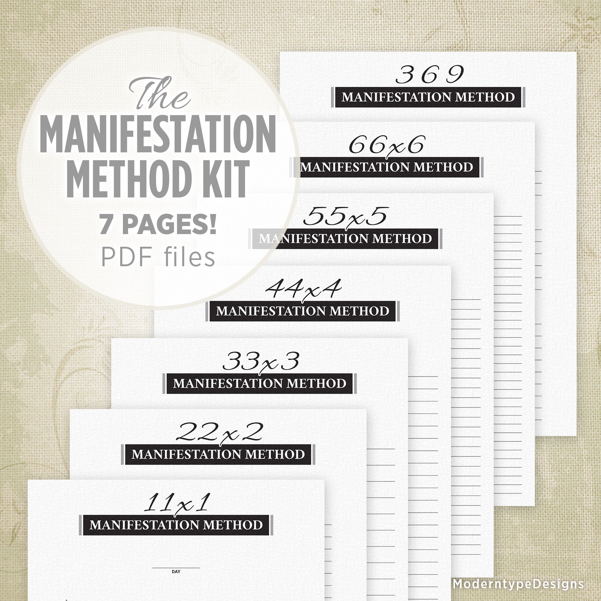 The Manifestation Method Kit Printable