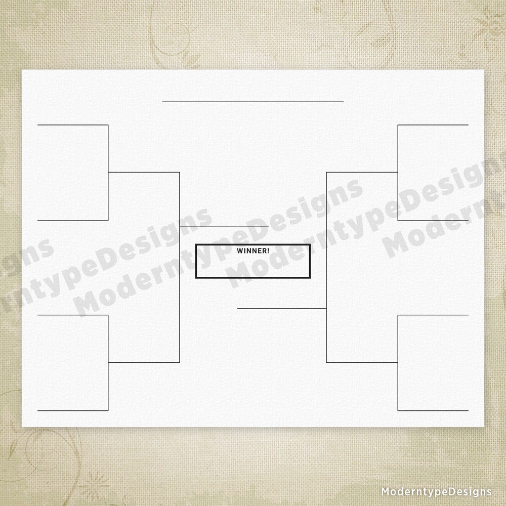 Sports Brackets Printable