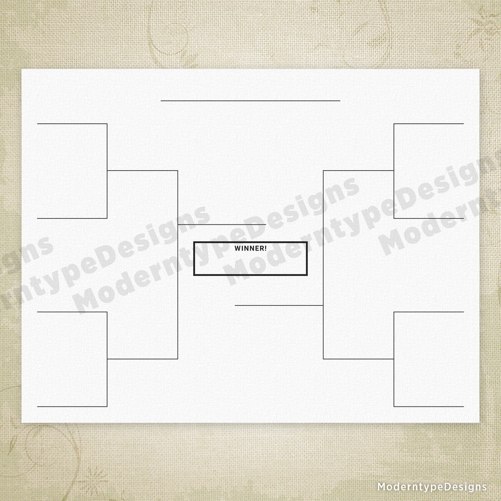 Sports Brackets Printable