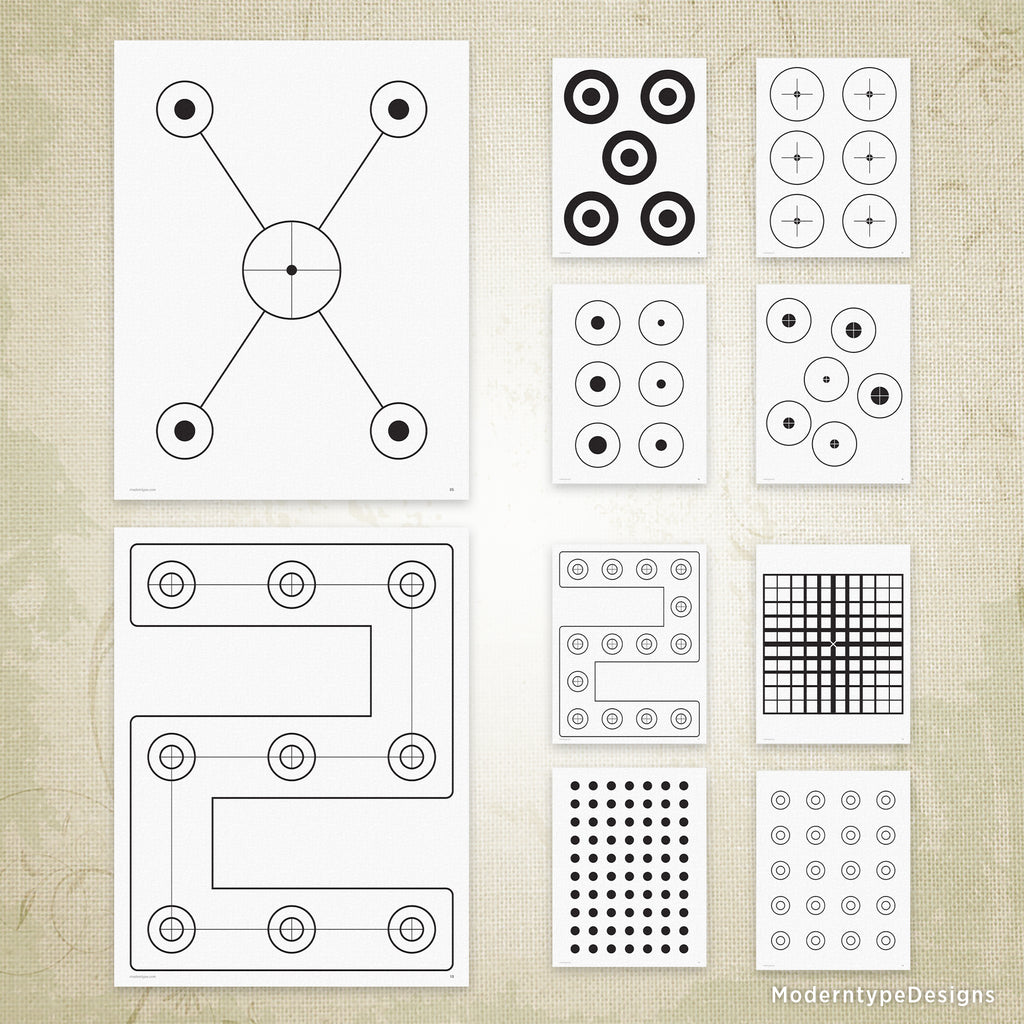 50 Shooting Targets Printable