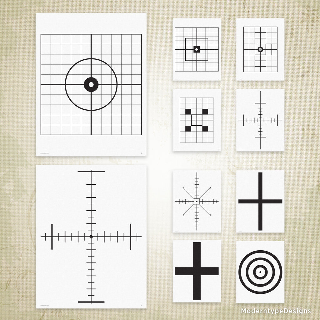 50 Shooting Targets Printable