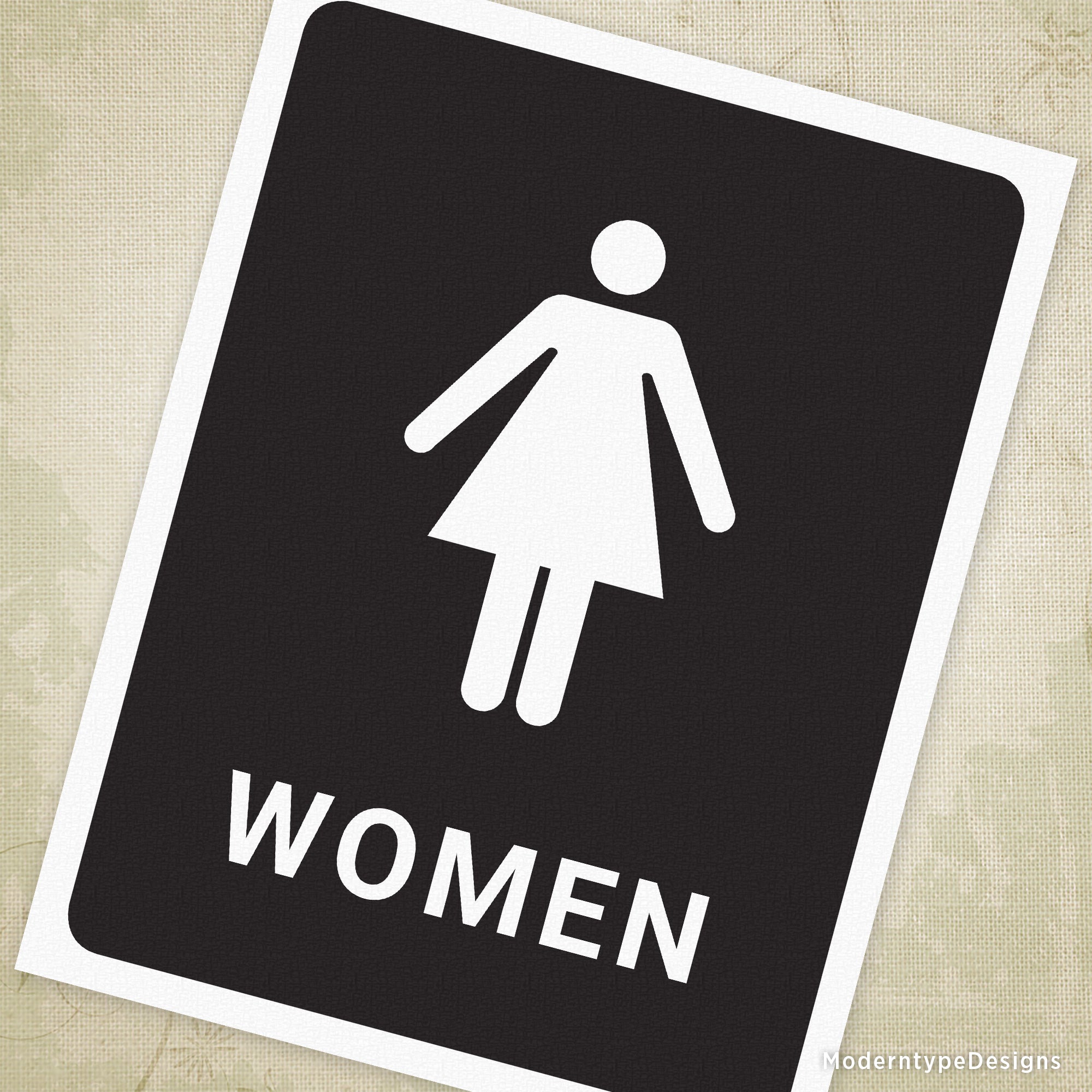 Womens Restroom Sign Printable Womens Restroom Sign Printable